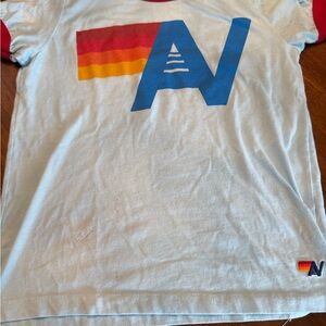 Aviator Nation Kids T-Shirt with Blue and Red Accents